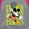 thumbnail image 3 of Mickey & Friends - Mickey Tennis - Toddler And Youth Girls Raglan Graphic T-Shirt, 3 of 4