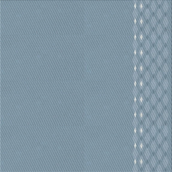 Ahgly Company Indoor Square Patterned Azure Blue Novelty Area Rugs, 4' Square