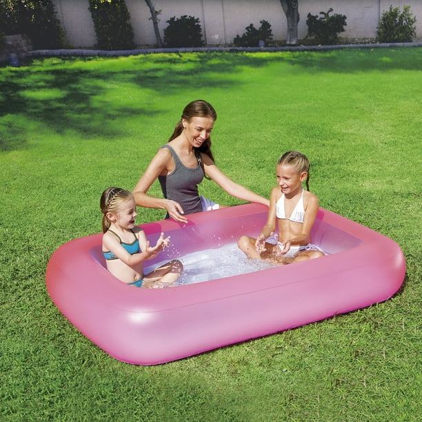 H2ogo! Bestway Rectangle Pool 79"x59" Inflatable & Kiddie Pools