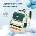 thumbnail image 3 of Mok Kids' Large Capacity Backpack - Waterproof, Lightweight With Adjustable Straps & Multiple Compartments For School And Travel, 3 of 5