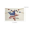 thumbnail image 3 of 4th Of July Star Placemat Heat Resistants Polyester Table Mat Patriotic Americans Flag Theme Kitchen Dining Decor Singles, 3 of 6