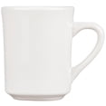 thumbnail image 1 of Core Dinnerware 8 oz Ivory White Coffee Mugs 6 Pack Restraunt Style China, 1 of 4