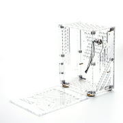 Pc Portable Small Computer Case Plexiglass Shell Compact PC Case Desktop PC Case Mini-ITX Motherboard Power Supply
