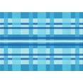 thumbnail image 1 of Ahgly Company Machine Washable Indoor Rectangle Transitional Deep Sky Blue Area Rugs, 7' x 9', 1 of 7