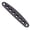 Black, variant on Zincs Alloy Guitar String Thru Body Plate Guitar Bridge String Thru Body Ferrules Bushing Plate String Through Plate