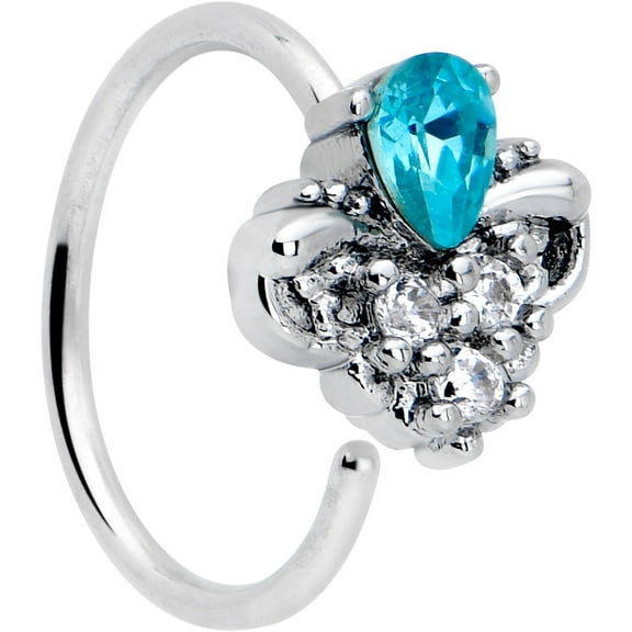 Body Candy 20 Gauge Nose Ring - 316L Stainless Steel Hoop Nose Ring Style Simplicity Nose Stud for Women Men