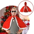 thumbnail image 3 of Capa navideña infantil, disfraz de Papá Noel para Halloween y carnaval, juegos de rol, 3 of 8