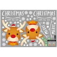 thumbnail image 3 of Christmas Window Sticker Beatuiful Various Christmas Pattern Window Decals Christmas Tree Santa Claus for Home Shop Window and Wall Decoration (Cute Elk), 3 of 5