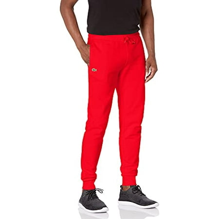 Lacoste Men's Sport Fleece Jogger Sweatpants, Corrida, 4XL