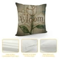 thumbnail image 4 of Creowell Spring Floral Pillow Cover - 'Bloom' Daisies Farmhouse Rustic Cushion Case, Perfect for Sofa Couch Country Home Decor, 4 of 5