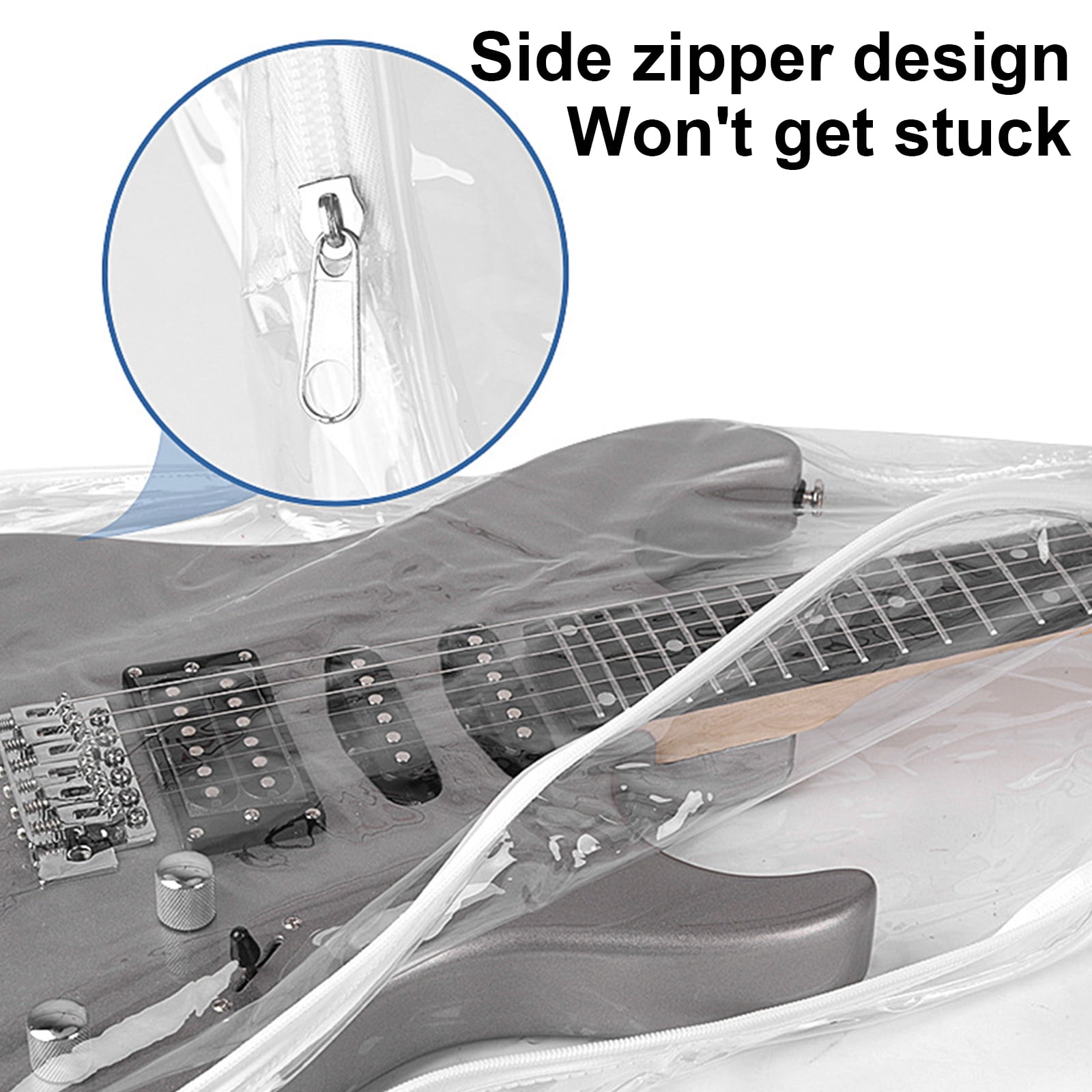 Washable Guitar Protective Storage Bag Guitar Shell Case Guitar Dust Cover Clear Dust Proof Waterproof Guitar Sleeves