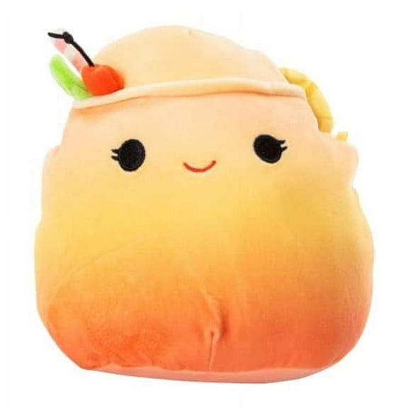 Squishmallows Official Kellytoys 7.5 Inch Susan the Pina Colada Drink Summer Squad Ultimate Soft Plush Toy