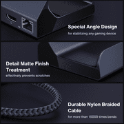 iVANKY 8-in-1 Docking Station for Valve Steam Deck OLED/ASUS ROG Ally/Lenovo Legion Go/MSI Claw