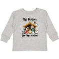 thumbnail image 3 of Inktastic Cute Nativity Scene Cartoon Illustration Boys or Girls Long Sleeve Toddler T-Shirt, 3 of 5