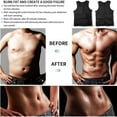 thumbnail image 4 of Mens Sweat Sauna Vest, for Waist Trainer Zipper Neoprene Tank Top, Adjustable Sauna Workout Zipper Suit, 4 of 8