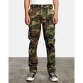 thumbnail image 2 of RVCA Men's The Weekend Slim Straight Fit Stretch Chino Woven Pants (32, Woodland Camo), 2 of 4