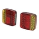 thumbnail image 5 of El Remolque Cuadrado Del Equipo Enciende Las Luces Magnéticas Impermeables Inalámbricas IP65 Del Rastro Rojo Amarillo DC5V, 5 of 7