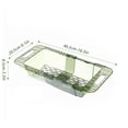 thumbnail image 4 of SMihono Closet Organizers and Storage for Clothes Fresh-keeping Refrigerator Storage Box Freezer Box Wholesale Sink Rack Telescopic Basket Plastic Kitchen Washing Basket Storage Trunks and Bag, 4 of 4