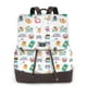 thumbnail image 1 of Balery Hello Summer Cat Mochila de Cuero para Mujeres, Gran Capacidad, Bolsa de Viaje Multifuncional, Mochila de Cuero y Bolsa de Hombro para Mujeres, 1 of 4