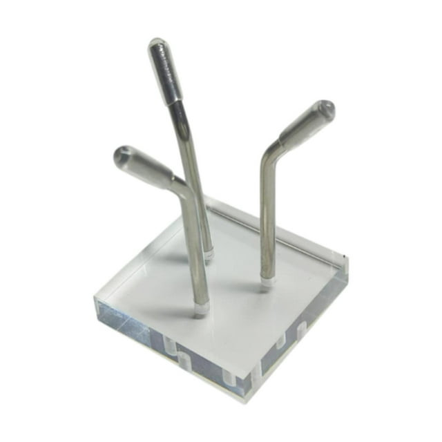 DOLITY Support de Présentation en Métal avec Base en Acrylique pour Petits Objets de Collection