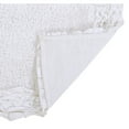 thumbnail image 6 of Better Trends 20" x 60" Bathroom Runner Mat, 100% Cotton Non-Slip Bath Rug, Water Absorbent, Machine Washable for Bathroom and Shower Use, White Shaggy Border Collection, 6 of 6