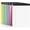 6 Pack Assorted Color, variant on 300 Sheets White Legal Pads 8.5 x 11 Wide Ruled 6 Pack Notebook Paper Note Pad 50 Sheets per Notepad Perforated Writing Pad Study Back 8x11 Pads of Paper