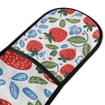 thumbnail image 4 of Yayeee Double Oven Mitt Kitchen Heat Resistant Baking 35" x7" Quilted Glove, Vibrant Strawberries, 4 of 6