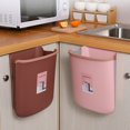 thumbnail image 1 of Kitchen Wall Door Hanging Folding Garbage Waste Bin Storage Cooking Trash Can, 1 of 8