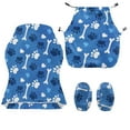 thumbnail image 2 of Xixirimido Dog Paws Bone Blue Print Gaming Chair Covers Only, Stretch Computer Chair Cover Breathable Gaming Chair Seat Cover with 2Pcs Armrest Slipcovers, 2 of 8