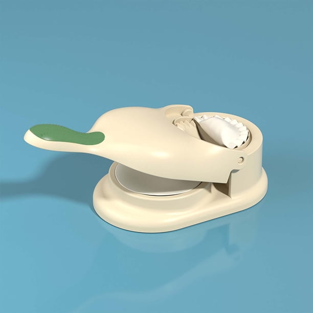 Xihbxyly Prensa para Masa de Dumplings, Herramienta 2 En 1, Fácil Manejo, Material Pp Apto para Uso Alimentario, Mango Antideslizante, Utensilio de Cocina, Versátil para Uso Doméstico, Tamaño 28,5 X