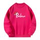thumbnail image 2 of Sudadera con capucha para mujer, ropa con estampado de letras de manga larga, Tops con cuello redondo a la moda para otoño e invierno, para viajes de , SG Yinane Sudadera con capucha para mujer, 2 of 8