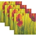 thumbnail image 5 of GZHJMY Flowers Napkins Table Decorations Napkin Set for Gift Giving, Dining, Parties 20 x 20in, 5 of 7
