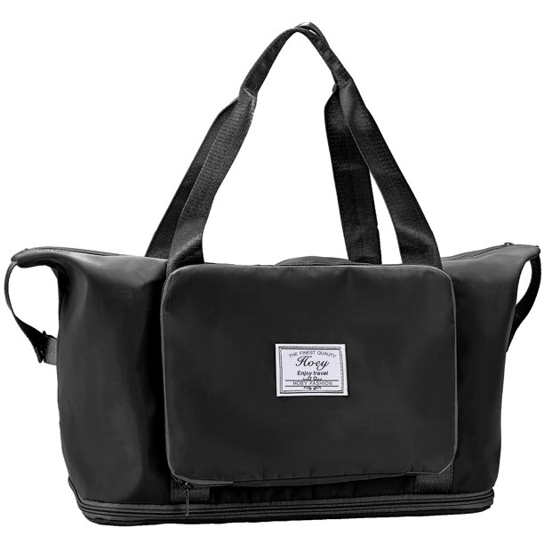 Large Travel Tote Bag, Lightweight Waterproof Expandable Duffel Gym