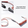 thumbnail image 2 of Cable USB-C Espiral Aviador Keychron Rosa Naranja 1.0m, 2 of 7
