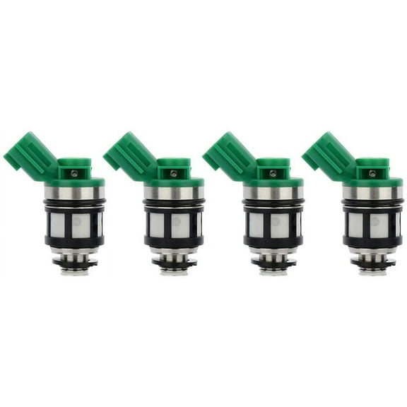 Fuel Injectors ECCPP 4pc 1 Hole Fuel Injector Kit 842-18125 fit for 1998-2004 for Nissan Frontier 1996-1997 for Nissan Pickup 2000-2004 for Nissan Xterra