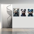 thumbnail image 2 of Hieng Funny Animal Canvas Wall Art Canvas Wall Art For Bedroom Orange,white Posters For Bathroom Bedroom Living Room Office Room Decor(Framed canvas), 2 of 6