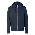 thumbnail image 1 of Independent Trading Co. Unisex Lightweight Full-Zip Hooded Sweatshirt, S, Slate, 1 of 1