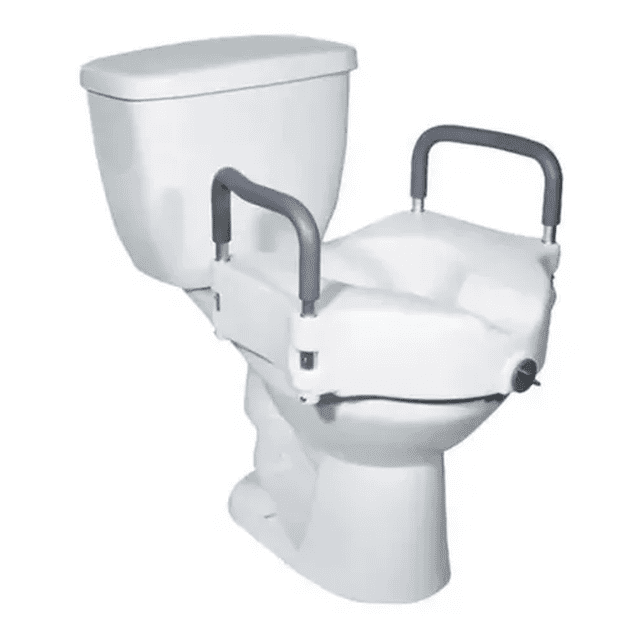 Aumento Para Baño Sanitario Inodoro Con Apoyo Y Seguro Gambimedic Aumento con Brazos