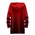 thumbnail image 6 of Bovxnpu Winter Coats for Women, Women's Oversized Jackets Gradient Print Long Sleeve Zip Up Hooded Pocketed Fleece Lined Top Warm Winter Clothing, 6 of 6