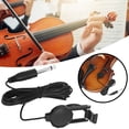 thumbnail image 4 of DQrwqpou Pastilla Violín Audio Jack Clip On Pickup Cable Fácil Sintonización Longitud 2 8 M para Violín, 4 of 9