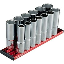 13-Piece CRAFTSMAN V-SERIES Deep Socket Set, MM, 1/2" Drive, 6 PT (CMMT17595V)