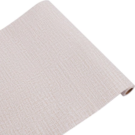 Grasscloth Wallpaper Peel and Stick Wallpaper Textured Contact Paper for Cabinet Linen Wallpaper Self Adhesive Vinyl Wallpaper Wall Decoration Stickers for Counter Liners Crack 9.8Feet diy