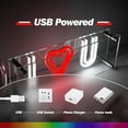thumbnail image 5 of UPONRAY I Love You Desktop Neon Signs, 13.8"*4.7" Dimmable & USB-Powered LED Neon Light, Stylish Desktop decoration as Gifts for Valentine's Day, Lover, Family, Friend, Children, 5 of 11