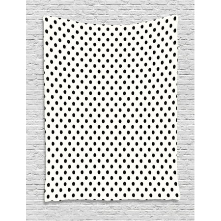 Geometric Tapestry Old Fashion Large Polka Dots Spots With Modern