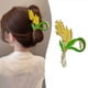 thumbnail image 1 of Fiudx Horquilla Elegante, Pinza de Flor de Aleación de Cobre, Pinza Resistente de Forma de Garra, Diseño de Metal Inoxidable, Accesorio para Bodas, Accesorio Elegante para Mujer, Tamaño Compacto 11 X, 1 of 7