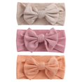 thumbnail image 1 of 3 unids/lote Cable Knit Baby Girl diadema Bandeau Bebe Nylon diademas para niñas recién nacidas banda elástica para el cabello accesorios para el cabello de bebé Tan Jianjun  unisex, 1 of 2