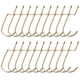 thumbnail image 5 of 20 ganchos metálicos planos de alta resistencia para colgar ropa, ideales para camisas, pantalones y accesorios en armarios y roperos, 5 of 7