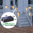 thumbnail image 3 of piezas de luz solar para jardín al aire libre, 8 modos de luz solar para exteriores con luz blanca y colorida, decoración de jardín al aire libre impermeable IP65 para balcón, cerca, escaleras, pared, 3 of 4