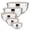 Khaki, variant on Walchoice Mixing Bowls with Lids Set of 5, Stainless Steel Nesting Bowls for Baking Serving Preparing, Include 7/3.5/2.5/2/1 QT Metal Bowls - Colorful