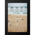 thumbnail image 2 of Bill Carson Photography 13x18 Black Modern Framed Museum Art Print Titled - Seagull Coast, 2 of 5